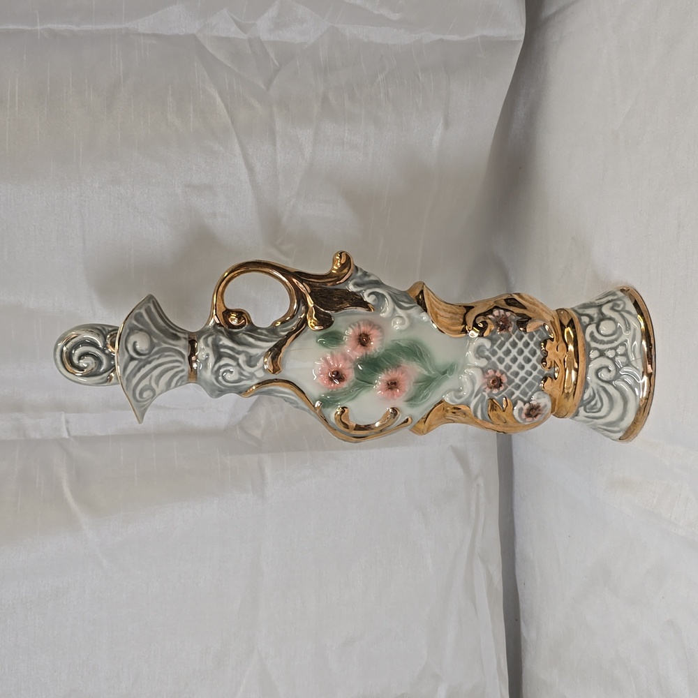 Vintage Jim Beam 165 Months Fantasia Floral DeCanter 1971 Regal China Cork Top